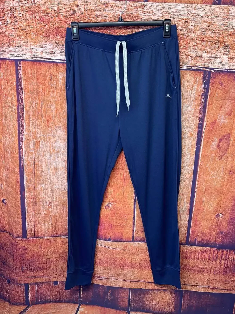 Tommy Bahama Mens Navy Blue Essential Lounge Jogger Pants